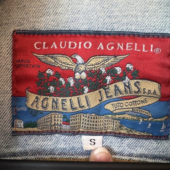 Claudio Agnelli Size Small (S) Claudio Agnelli Vintage Light Wash Denim Vest Wom - Picture 4 of 4
